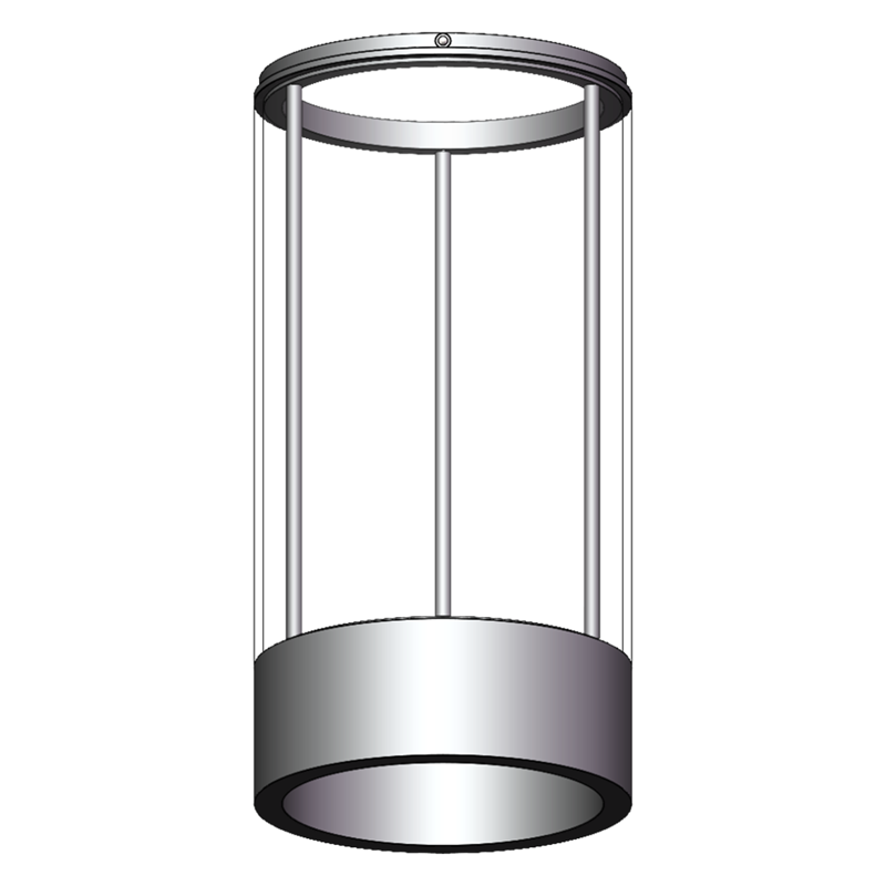 Lantern with screen