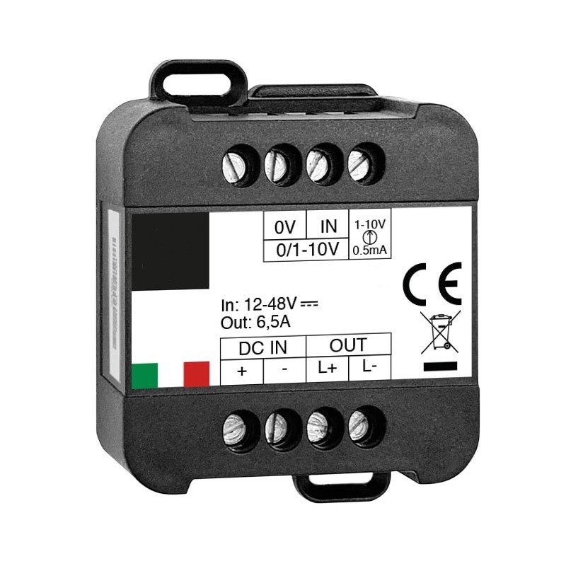 IP20 PWM 0-10V Dimmer 1 Ch (12-48V)
