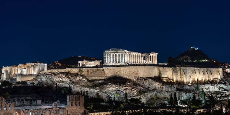 Acropoli, Mura sud, Atene